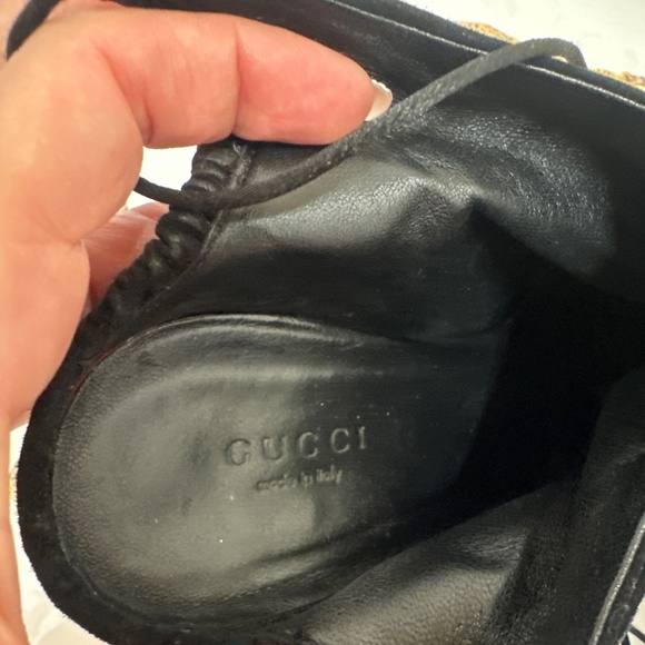 Authentic Gucci suede booties - black size 38 - Picture 4 of 7